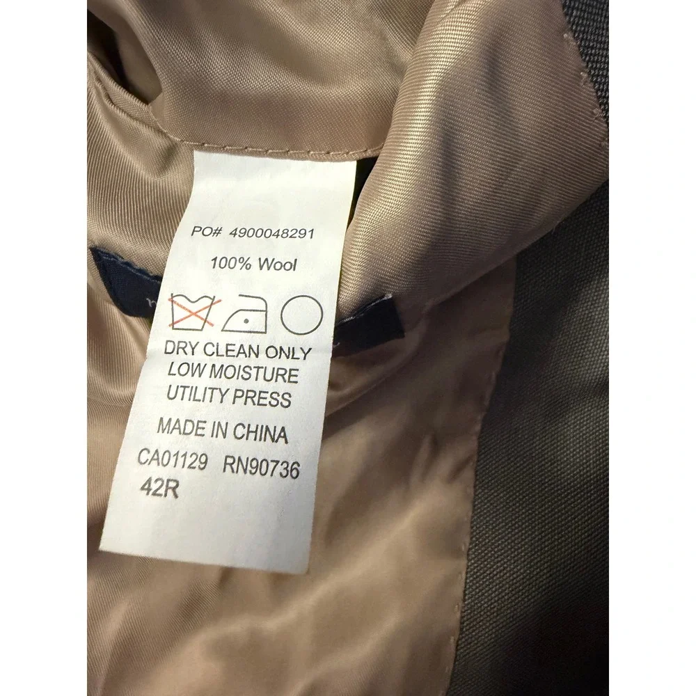 Ralph Lauren Mens Tan 2-Button Blazer Sport Coat Dillard's Exclusive Jacket